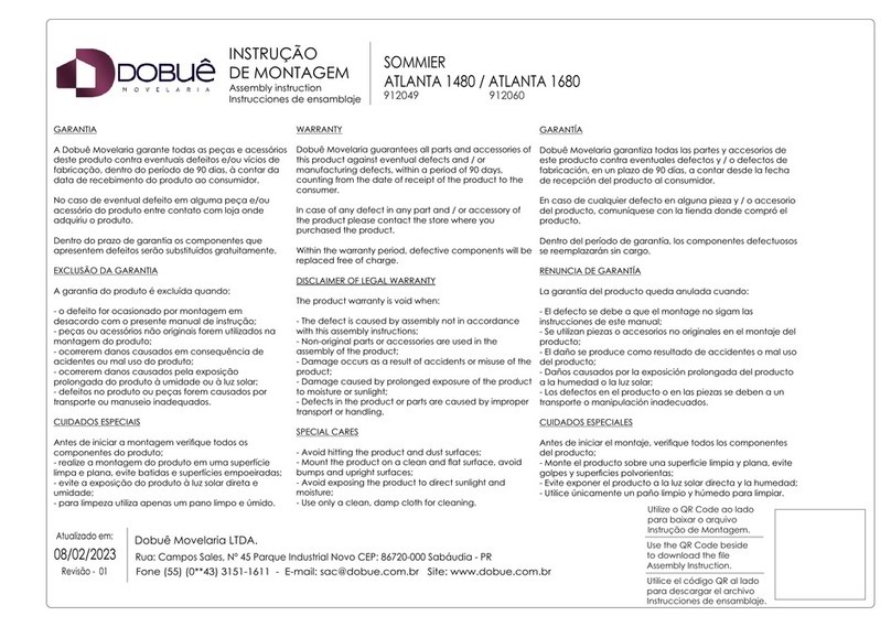 dobue MOVELARIA ATLANTA 1480 User manual