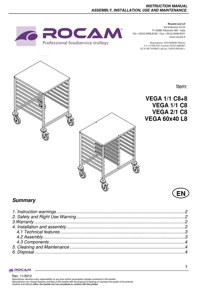 ROCAM VEGA 1/1 C8+8 User manual
