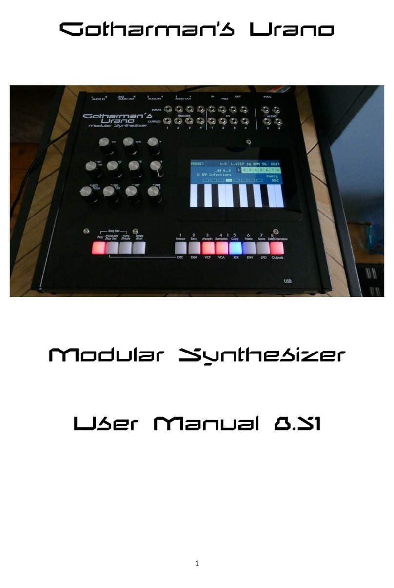 Gotharman Urano user manual