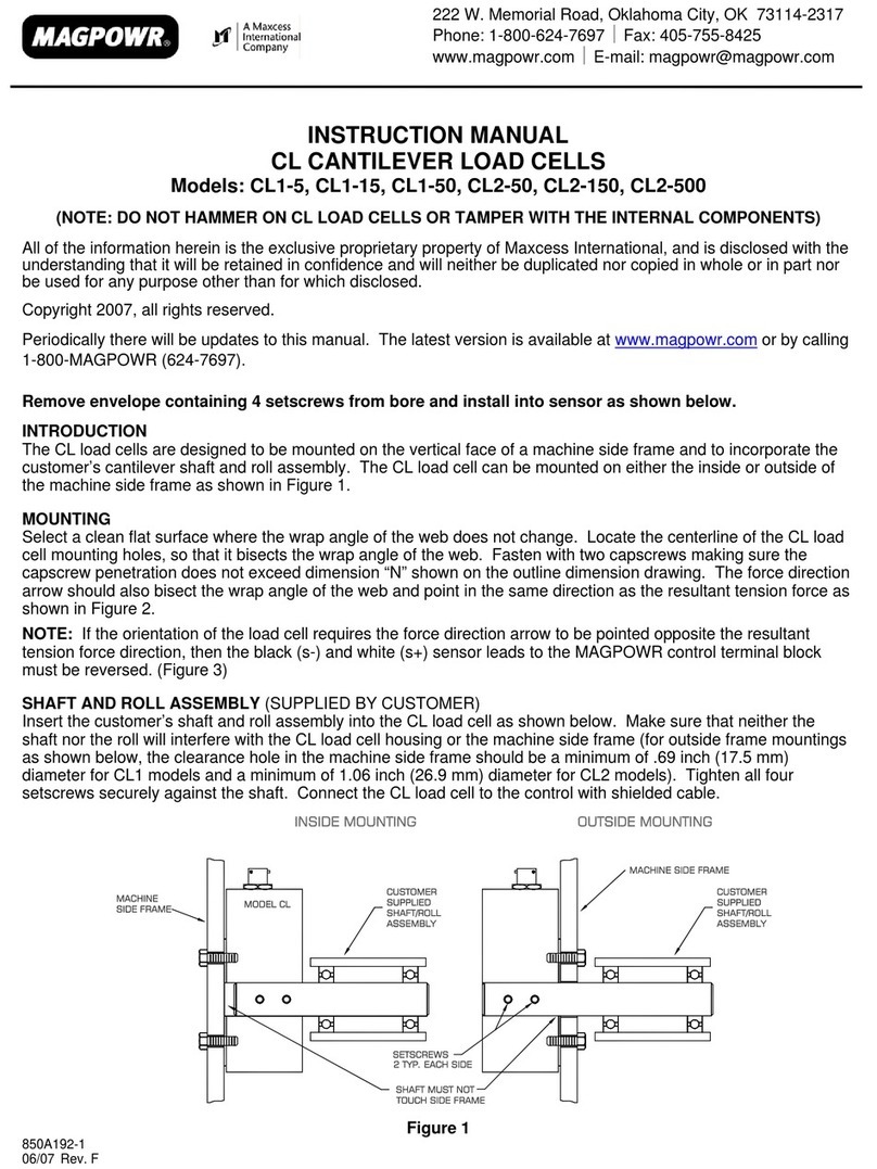 Maxcess Magpowr CL1-5 User manual