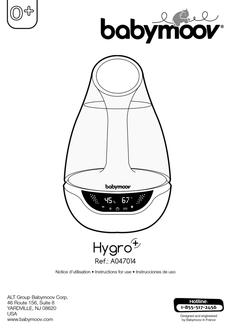 babymoov Hygro+ A047014 Instructions for use