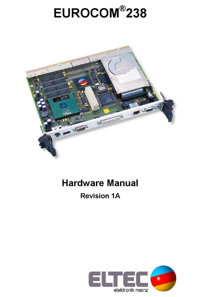 ELTEC EUROCOM 238 Hardware manual