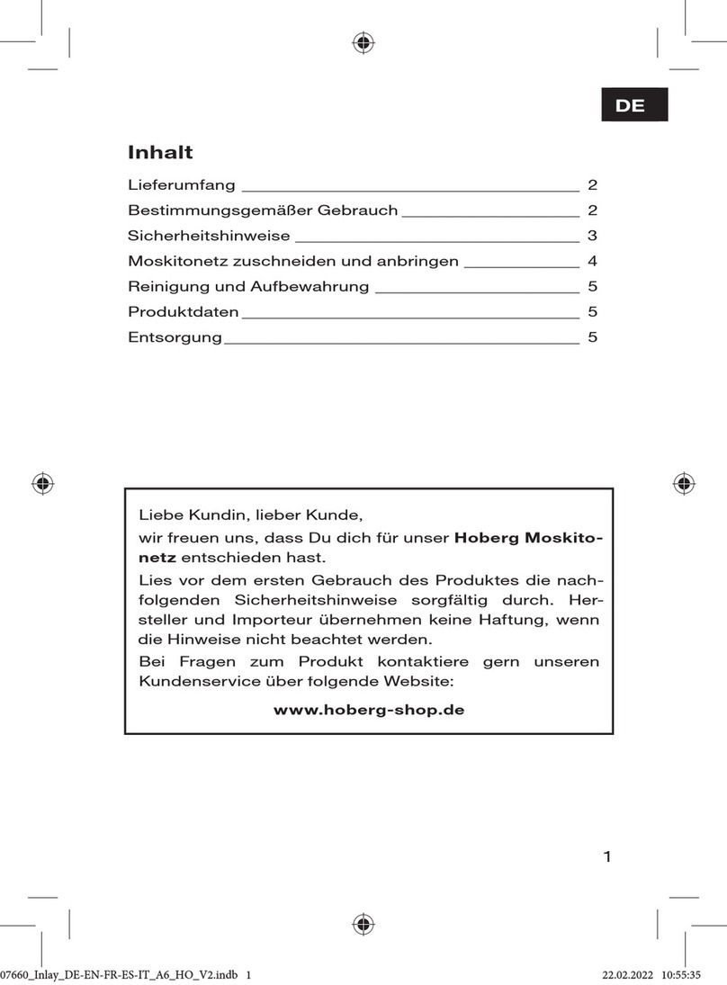 Hoberg 07660 manual