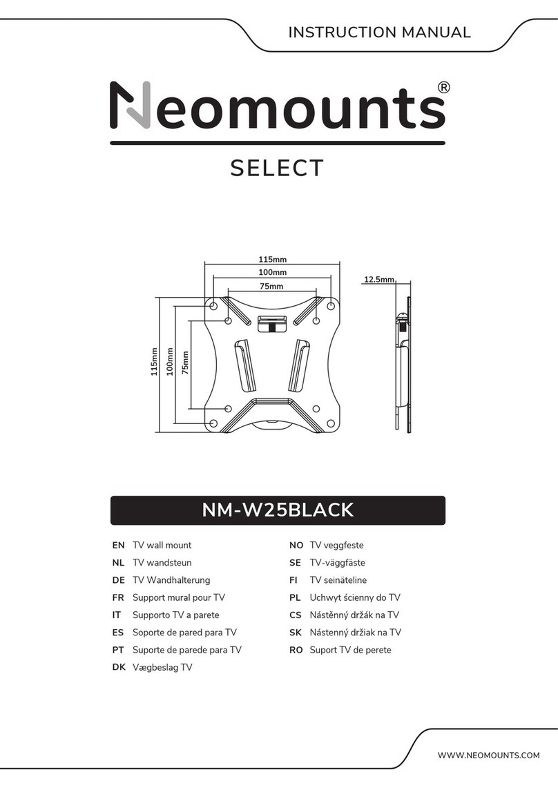 NeoMounts NM-W25BLACK instruction manual