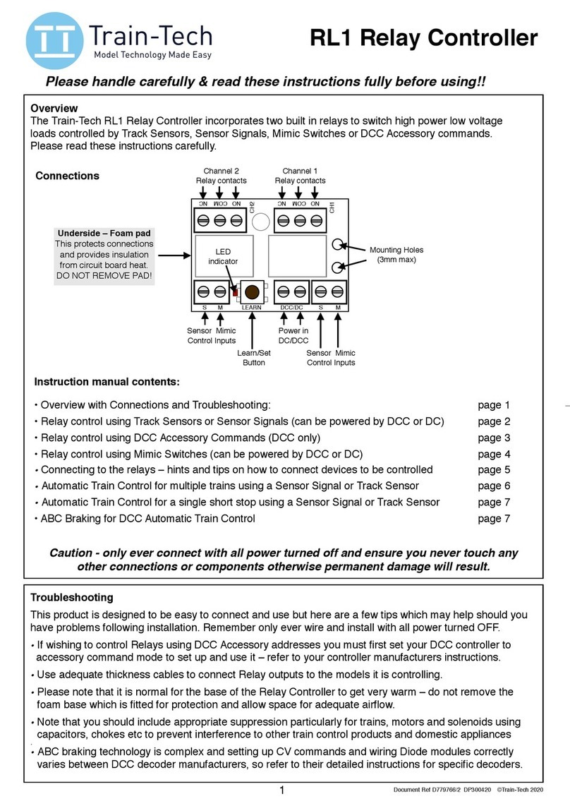 Train-Tech RL1 quick start guide