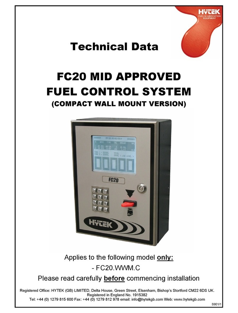 Hytek FC20 Technical data