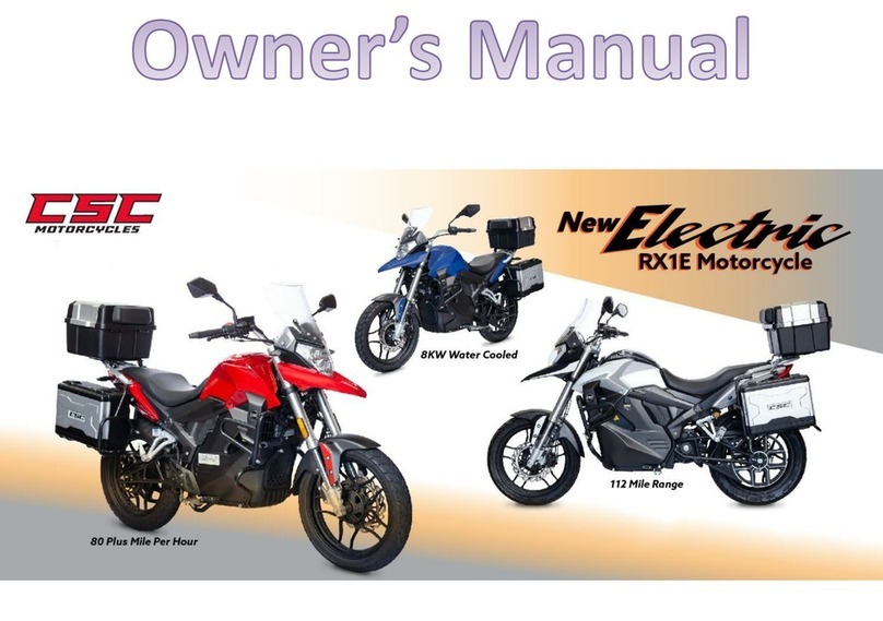 CSC RX1E owner's manual