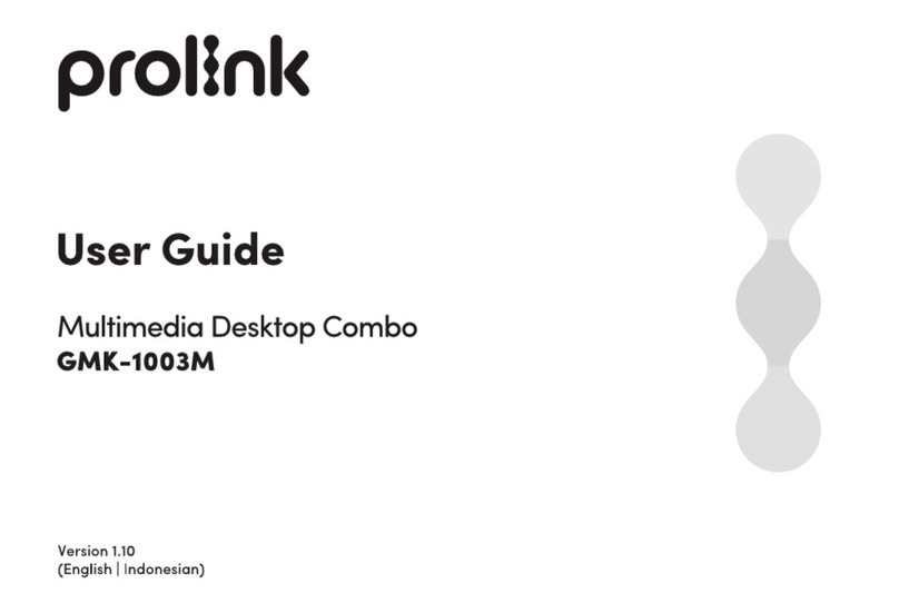 PROLiNK GMK-1003M User manual