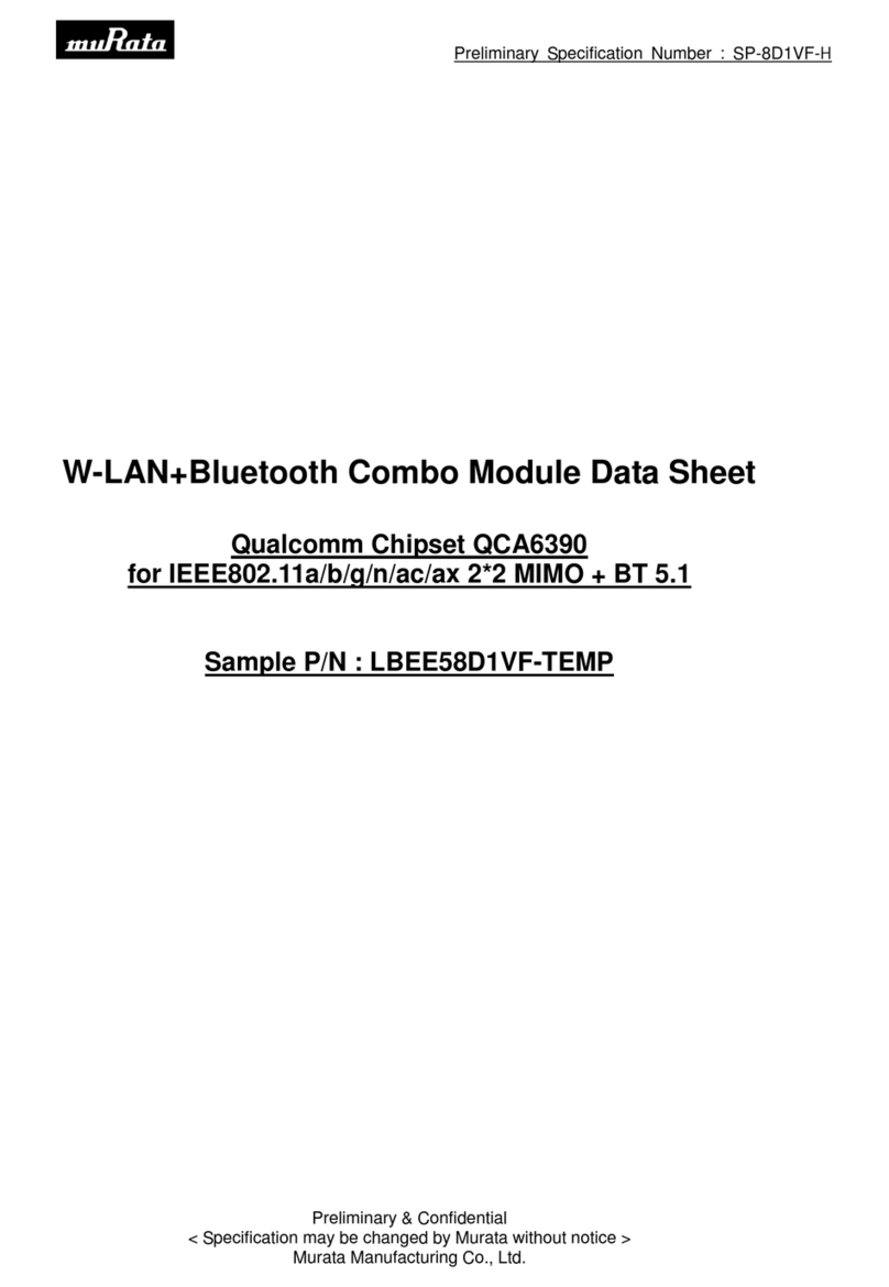 Murata LBEE58D1VF-TEMP instruction manual
