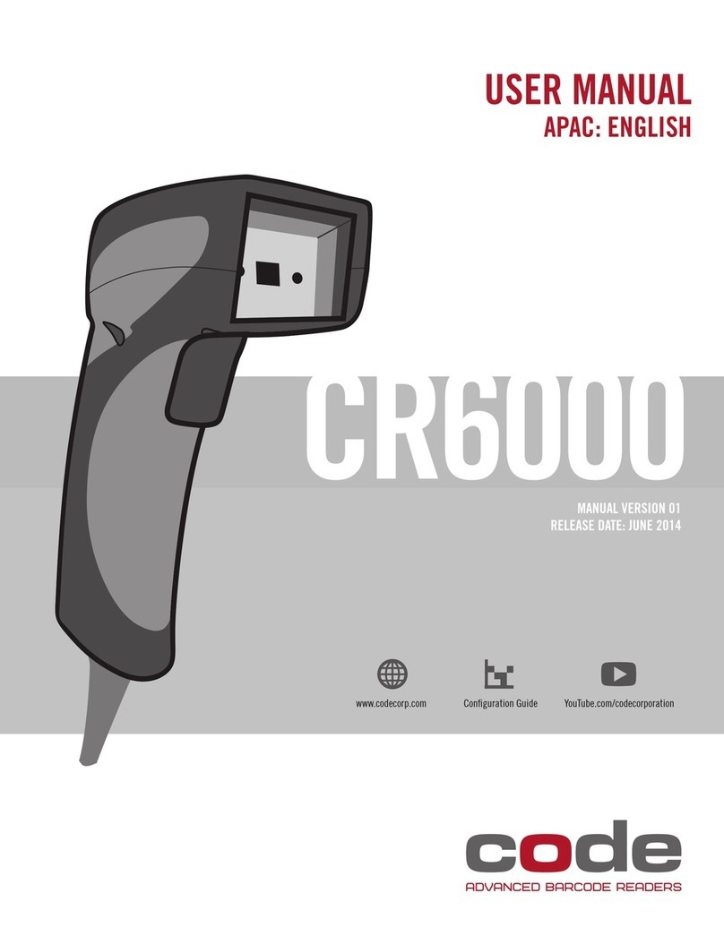 Code CORTEXJPOS CR6000 User manual