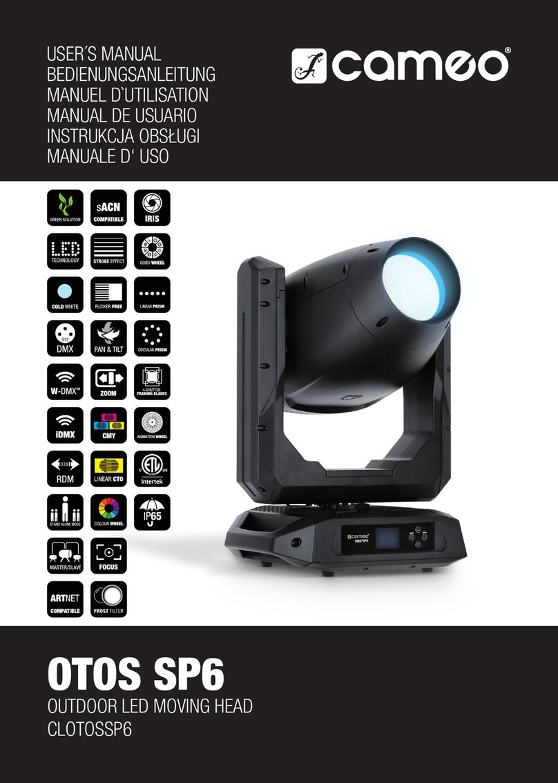 Cameo OTOS SP6 user manual
