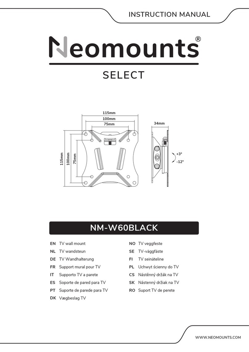 NeoMounts NM-W60BLACK User manual