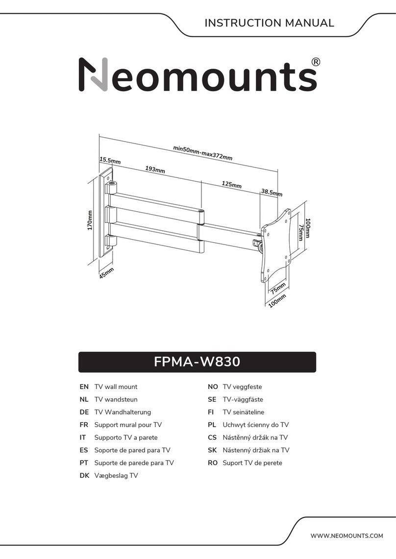 NeoMounts FPMA-W830 User manual