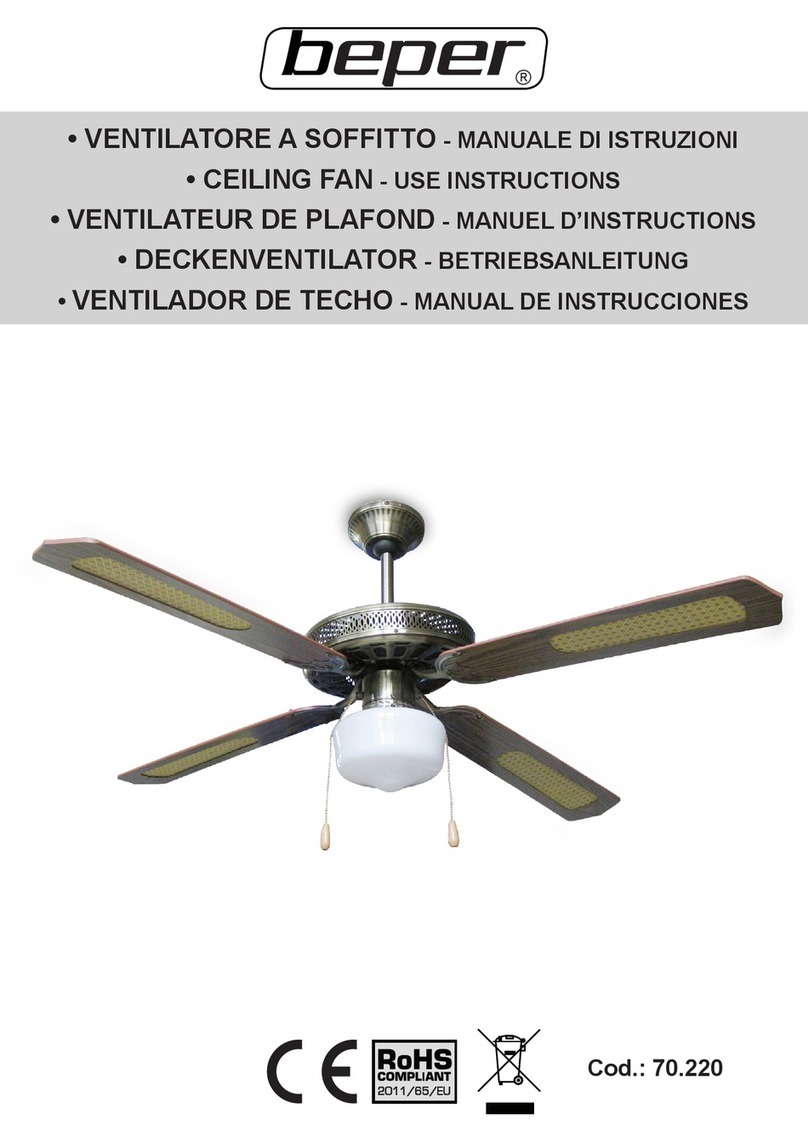 Beper 70.220 Operating and maintenance manual