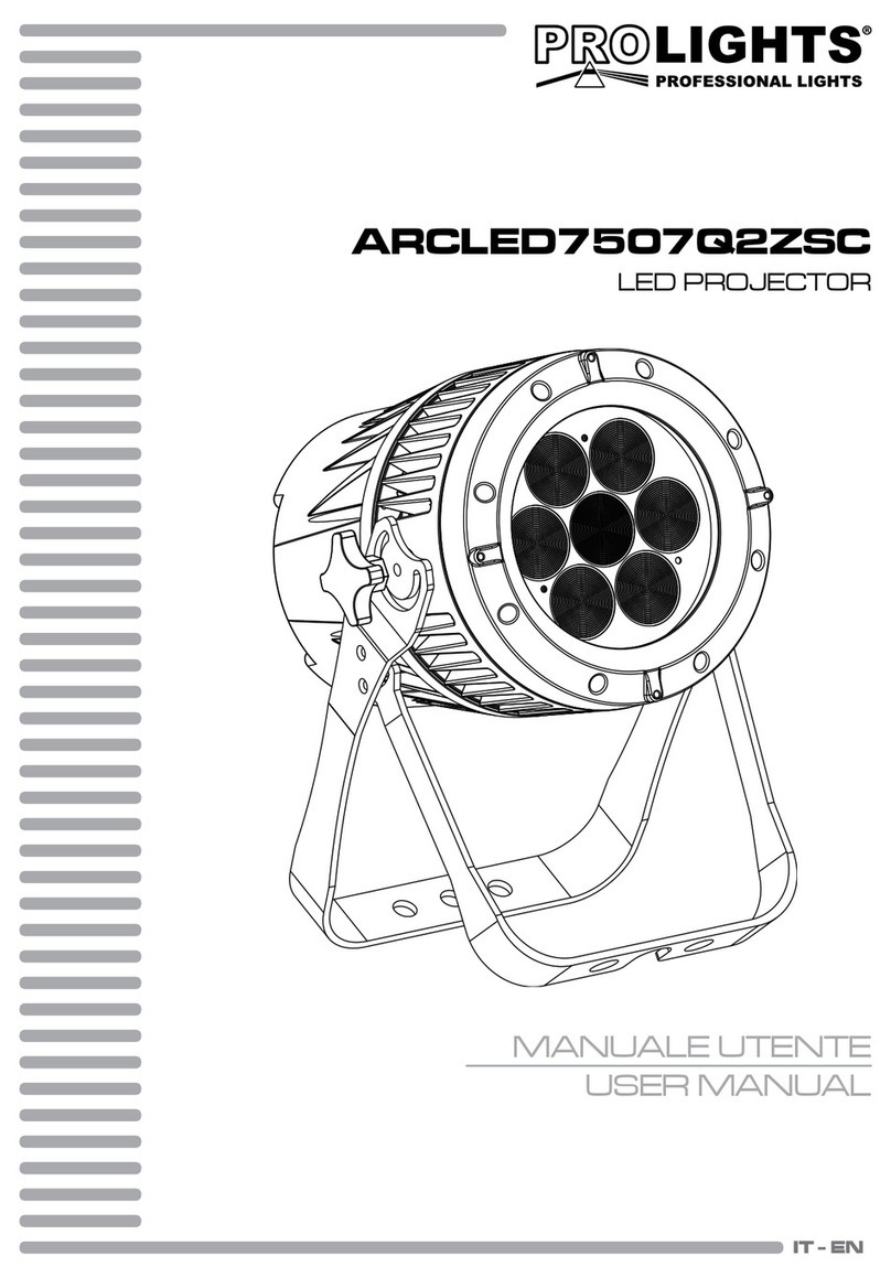 ProLights ARCLED7507Q2ZSC User manual