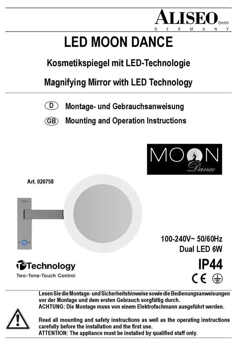 ALISEO MOON DANCE 020758 Mounting and operation instructions ALISEO MOON DANCE 020758 Mounting and operation instructions