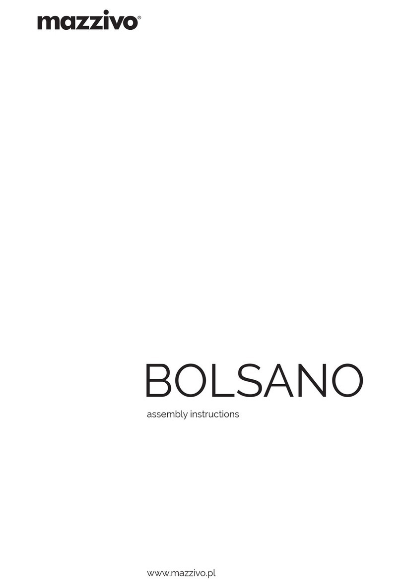 mazzivo BOLSANO Assembly instructions