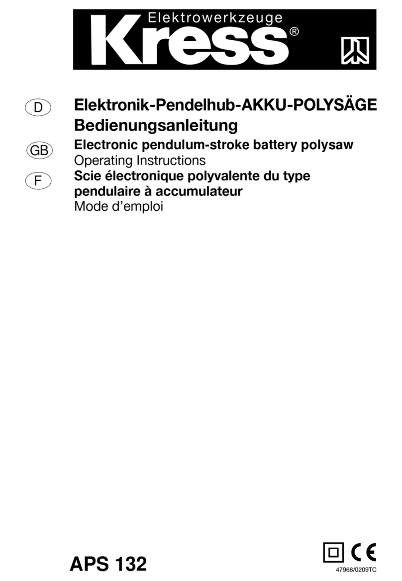 KRESS APS 132 operating instructions