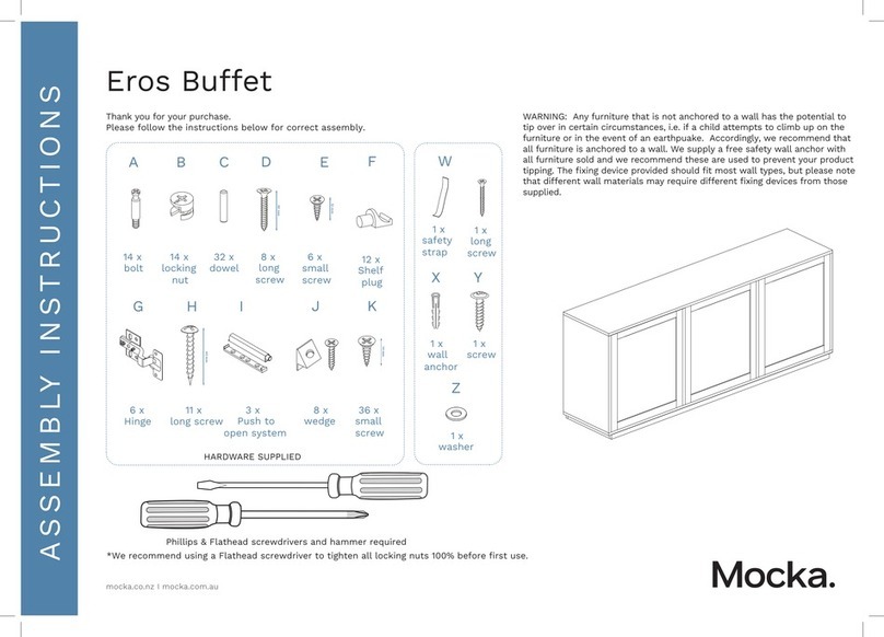 Mocka Eros Buffet User manual