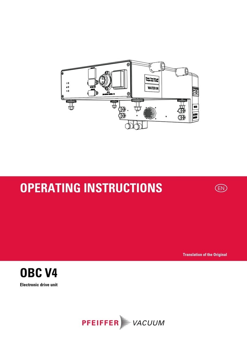 Pfeiffer Vacuum OBC V4 User manual