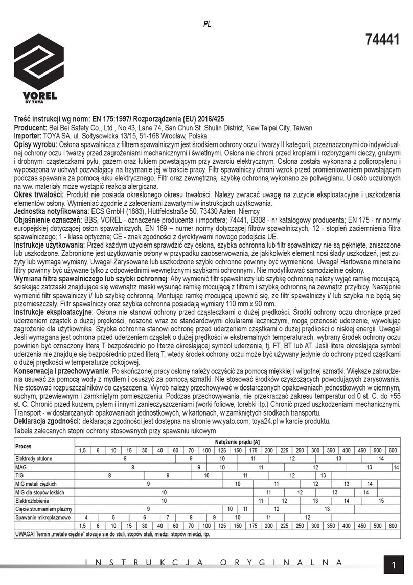 Toya VOREL 74441 Original instructions