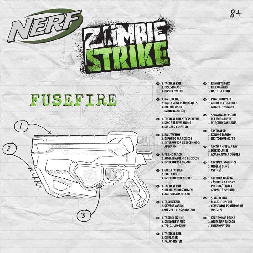 Hasbro Nerf ZOMBIESTRIKE FUSEFIRE instruction manual Hasbro Nerf ZOMBIESTRIKE FUSEFIRE instruction manual