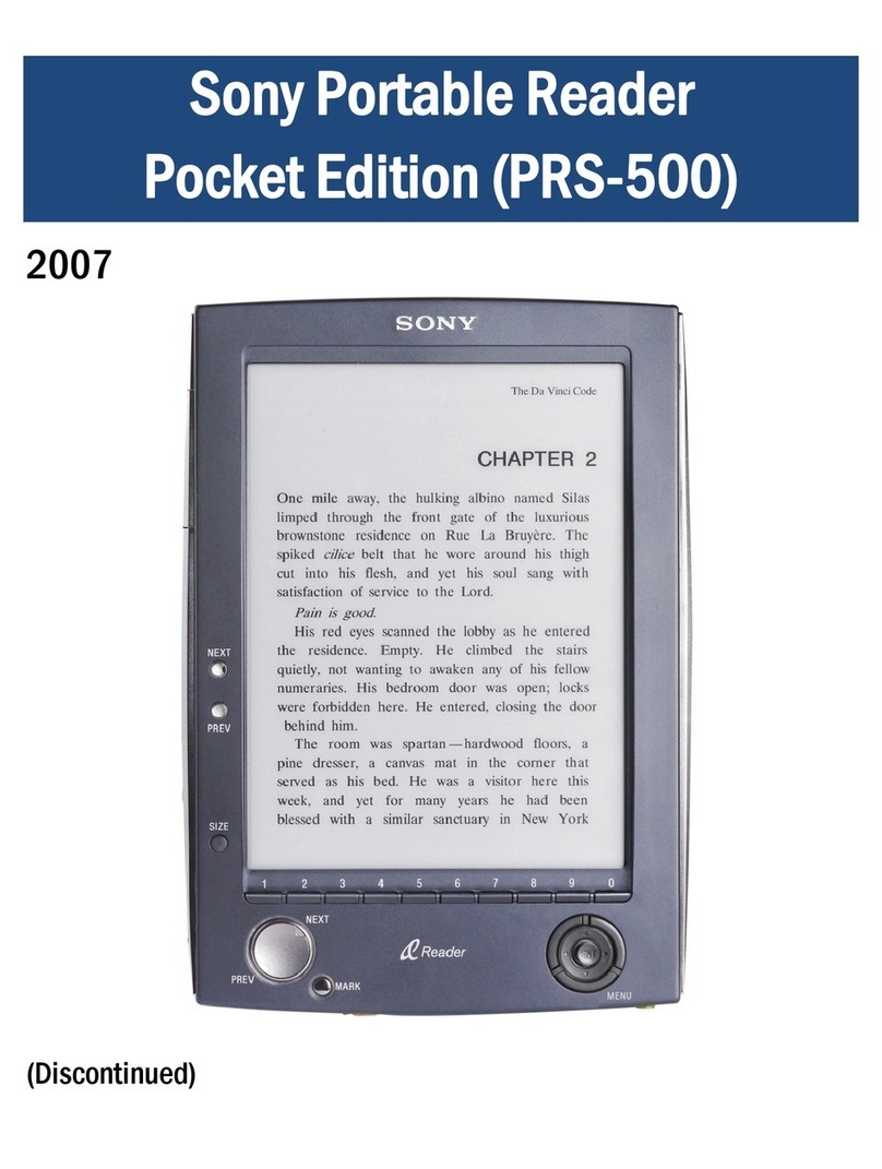 Sony PRS-500 manual