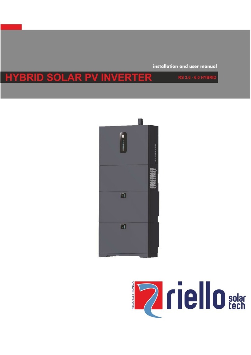 Riello RS 3.6 HYBRID Installation and user manual