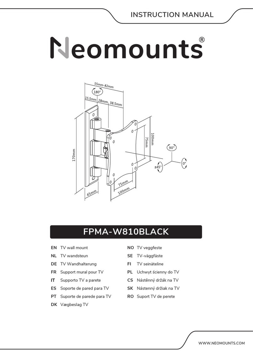 NeoMounts FPMA-W810BLACK User manual