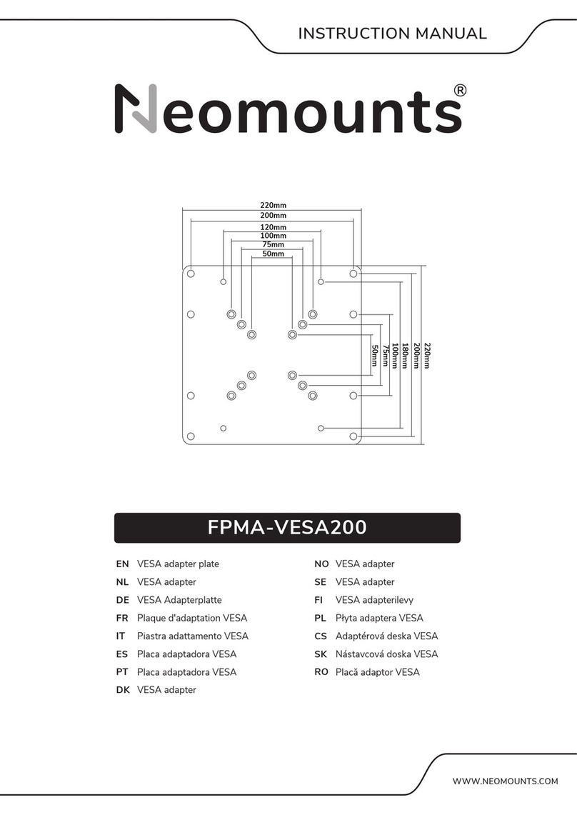 NeoMounts FPMA-VESA200 instruction manual