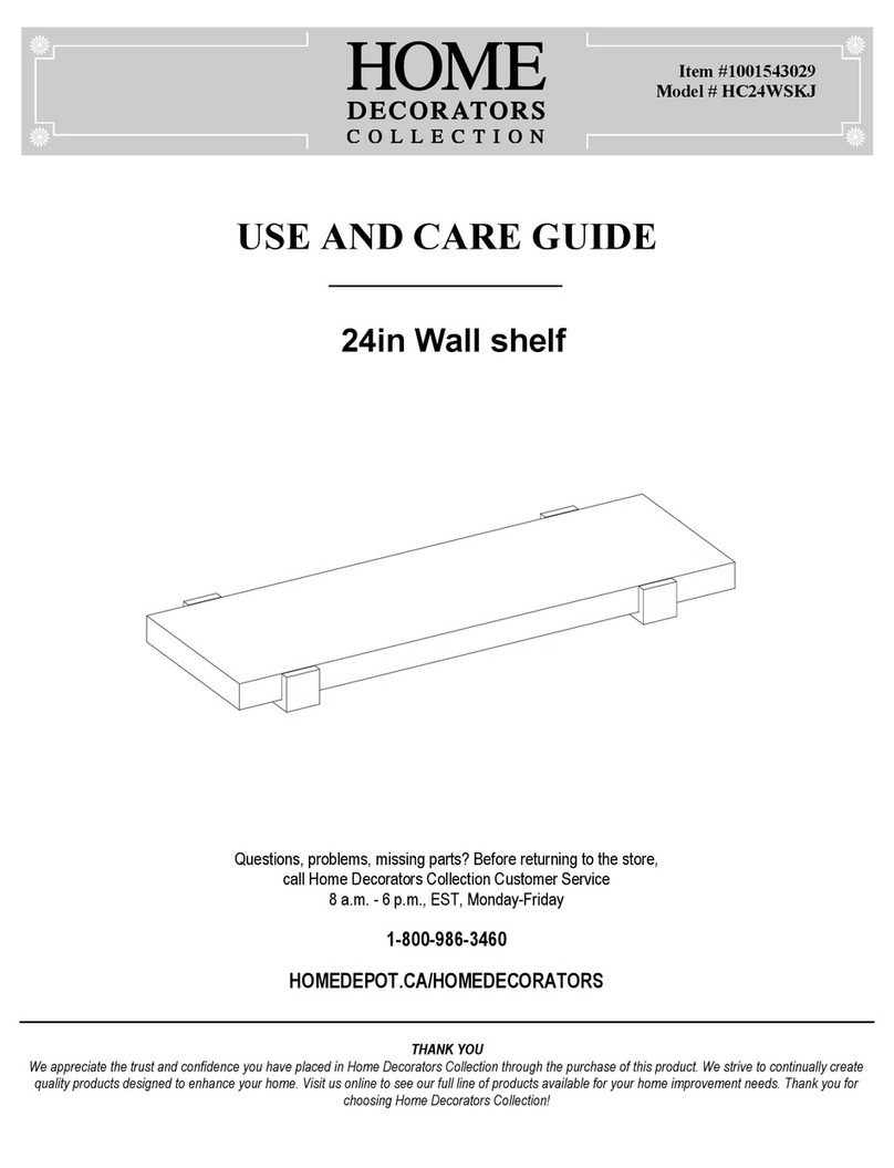 Home Decorators Collection Theo HC24WSKJ Use and care guide