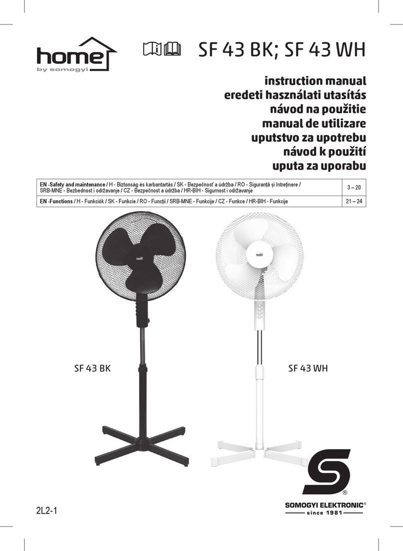 Somogyi home SF 43 BK instruction manual
