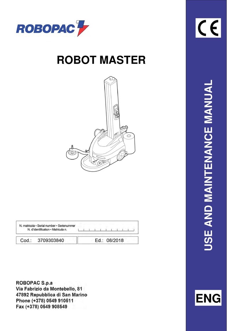 Robopac ROBOT MASTER Use and maintenance manual