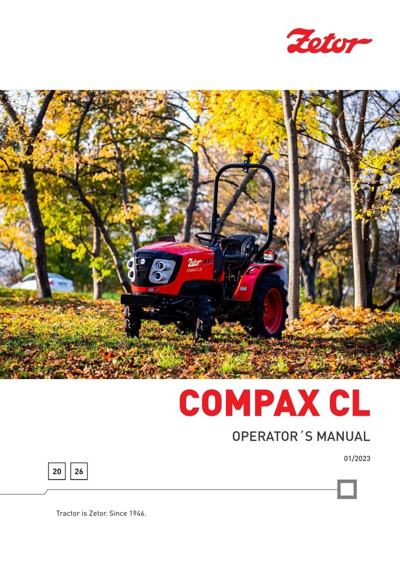 Zetor COMPAX CL Operator's manual