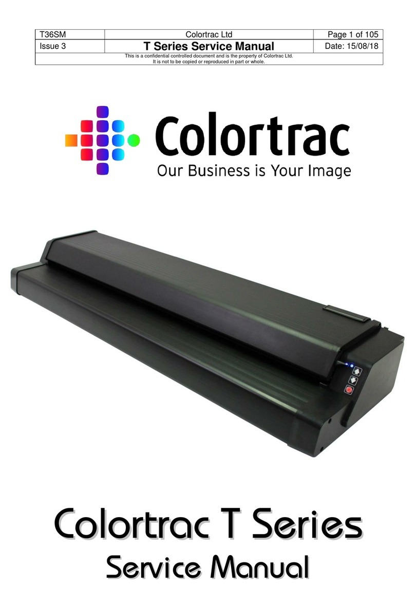 Colortrac T Series User manual