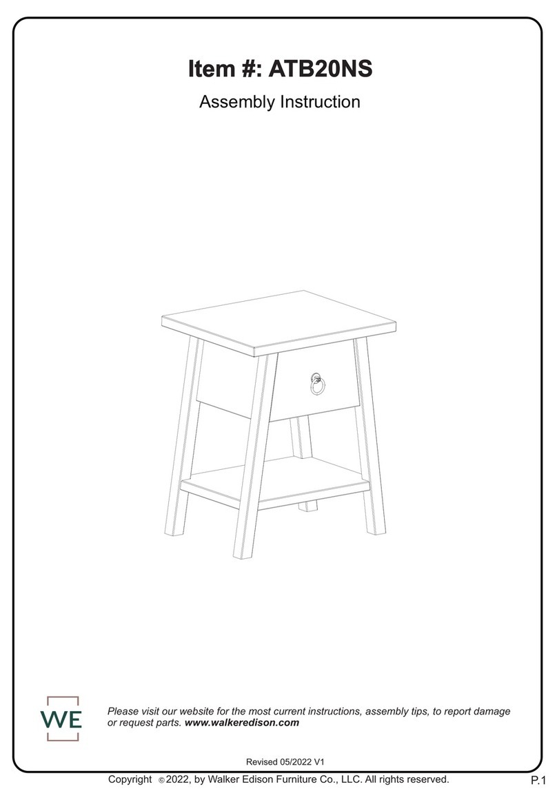 Walker Edison ATB20NS User manual