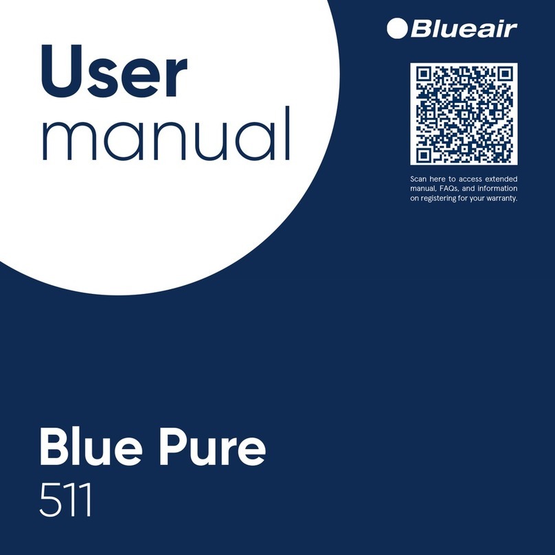 Blueair Blue Pure 511 user manual