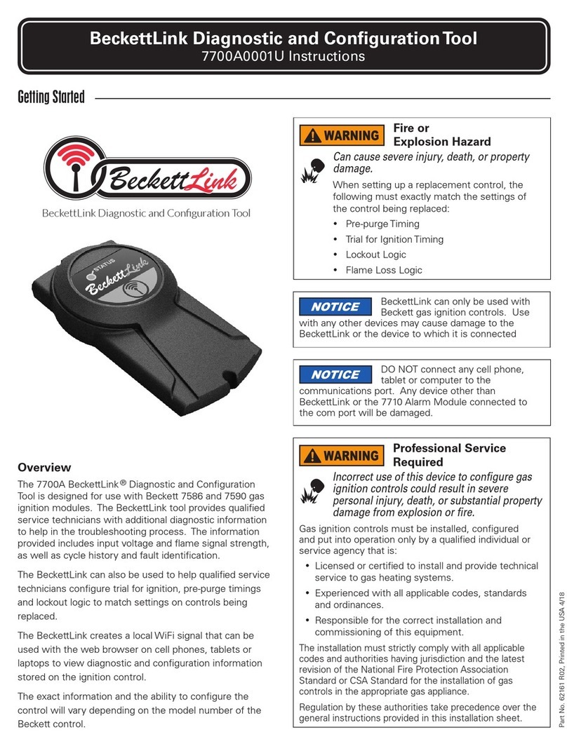 Beckett BeckettLink 7700A User manual