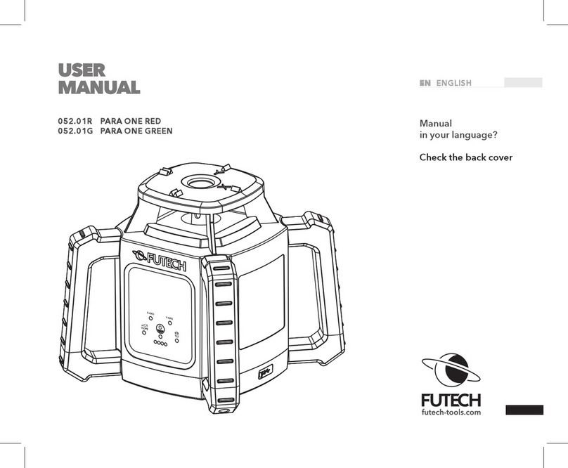 Futech PARA ONE RED User manual Futech PARA ONE RED User manual