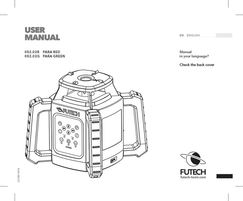 Futech PARA ONE RED User manual Futech PARA ONE RED User manual