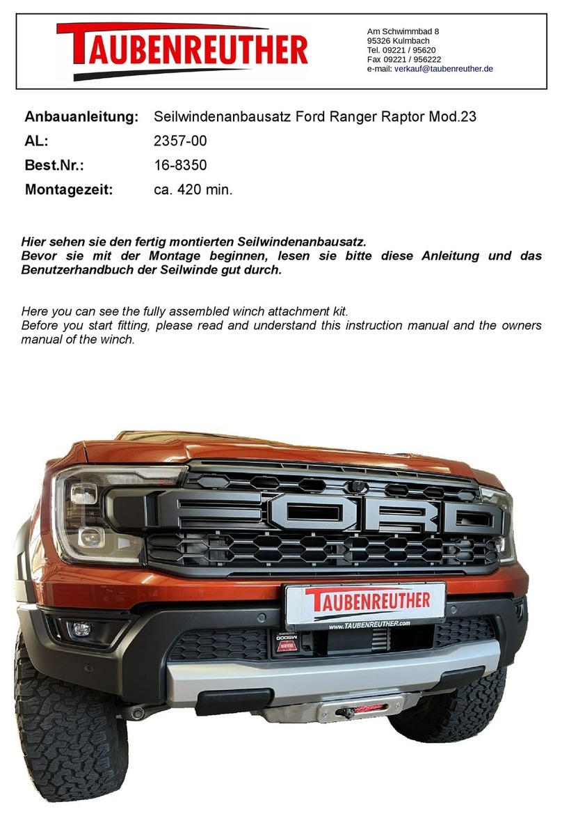TAUBENREUTHER 16-8350 manual