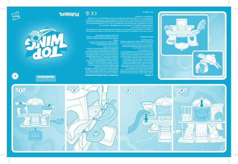 Hasbro Playskool Nickelodeon Top Wings Academy... manual