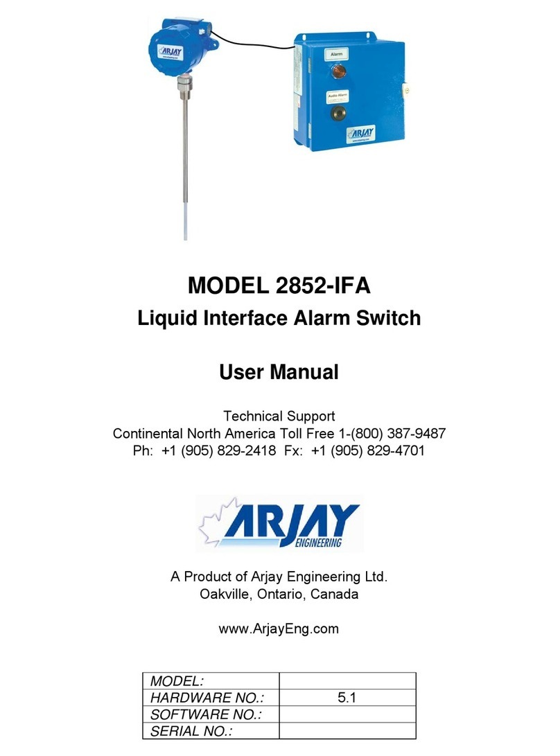 ARJAY ENGINEERING 2852-IFA User manual