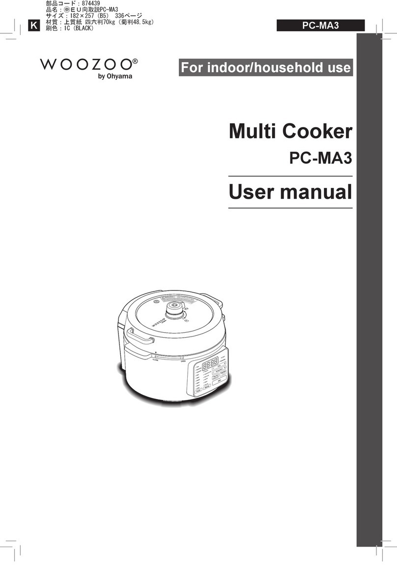 Ohyama Woozoo PC-MA3 user manual