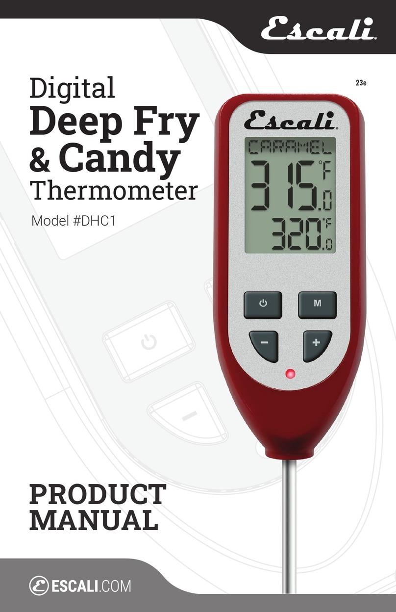 Escali DHC1 product manual