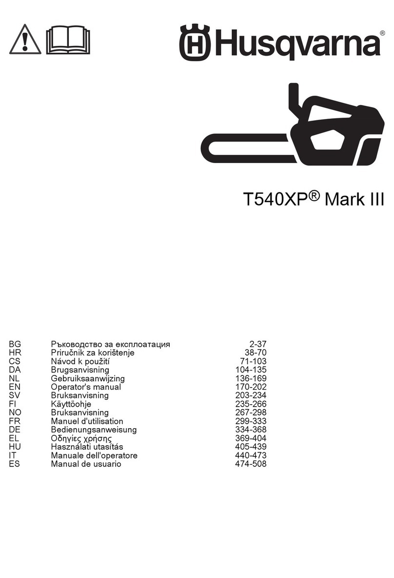 Husqvarna T540XP Mark III User manual