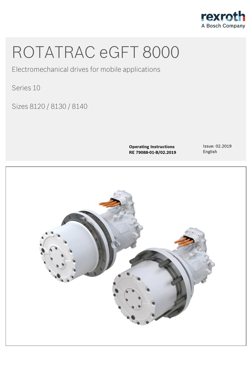Bosch Rexroth ROTATRAC eGFT 8000 10 Series User manual