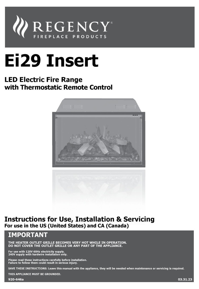 Regency Ei29 User manual Regency Ei29 User manual