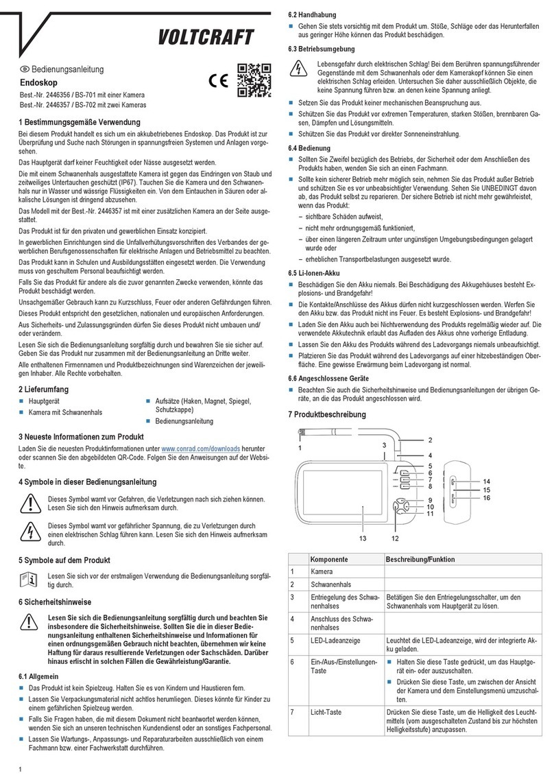 VOLTCRAFT BS-701 operating instructions