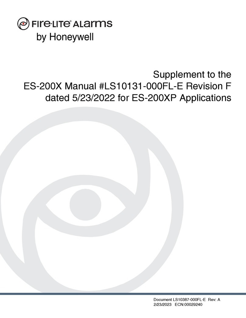 Honeywell Fire-Lite Alarms ES-200X Owner's manual